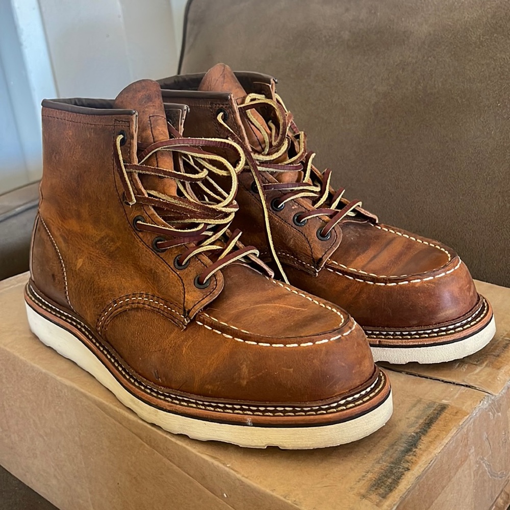 Red Wings 1907 sz 9D worn 2x